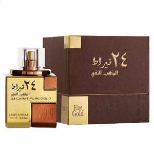 Lattafa 24 Carat Pure Gold for Men & Women Edp 100ml - Image 2