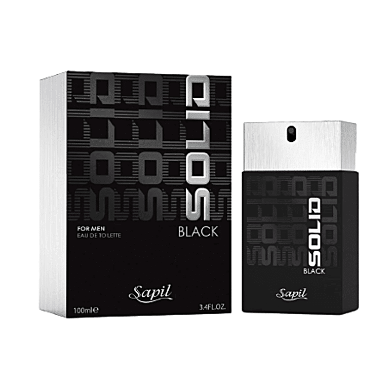 imageedit_46_7490674090 Solid Black For Men Edt 100ml - Image 2
