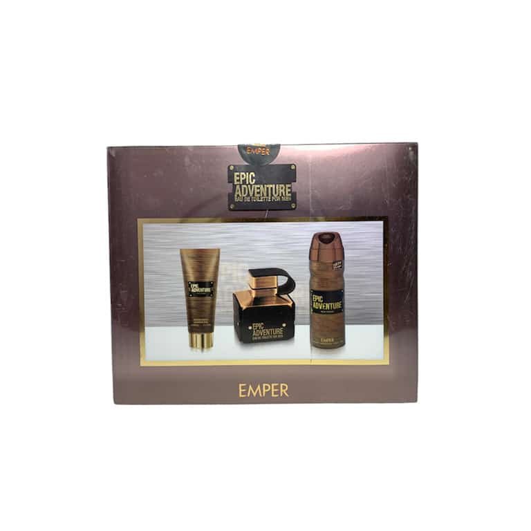 Emper Epic Adventure Gift Set For Men Emper Epic Adventure 3Pcs Gift Set For Men