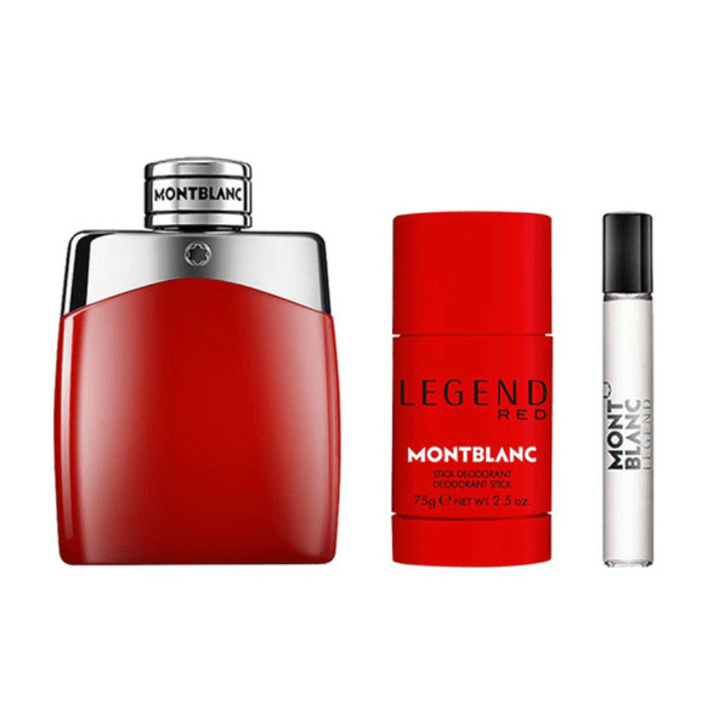 Untitled design (12) Mont Blanc Legend Red 3 Piece Gift Set For Men