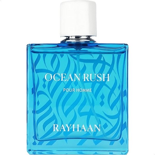 Picture of a perfume bottle Rayhaan Ocean Rush