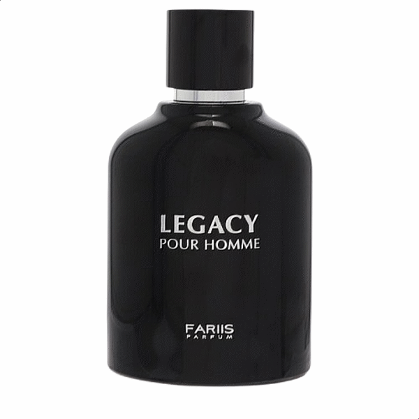 "Fariis Legacy for Men EDP Fragrance Bottle"