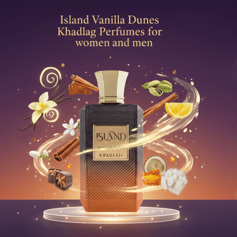 Untitled design (2) Island Vanilla Dunes Khadlaj Perfumes for women and men 100ml - Image 2