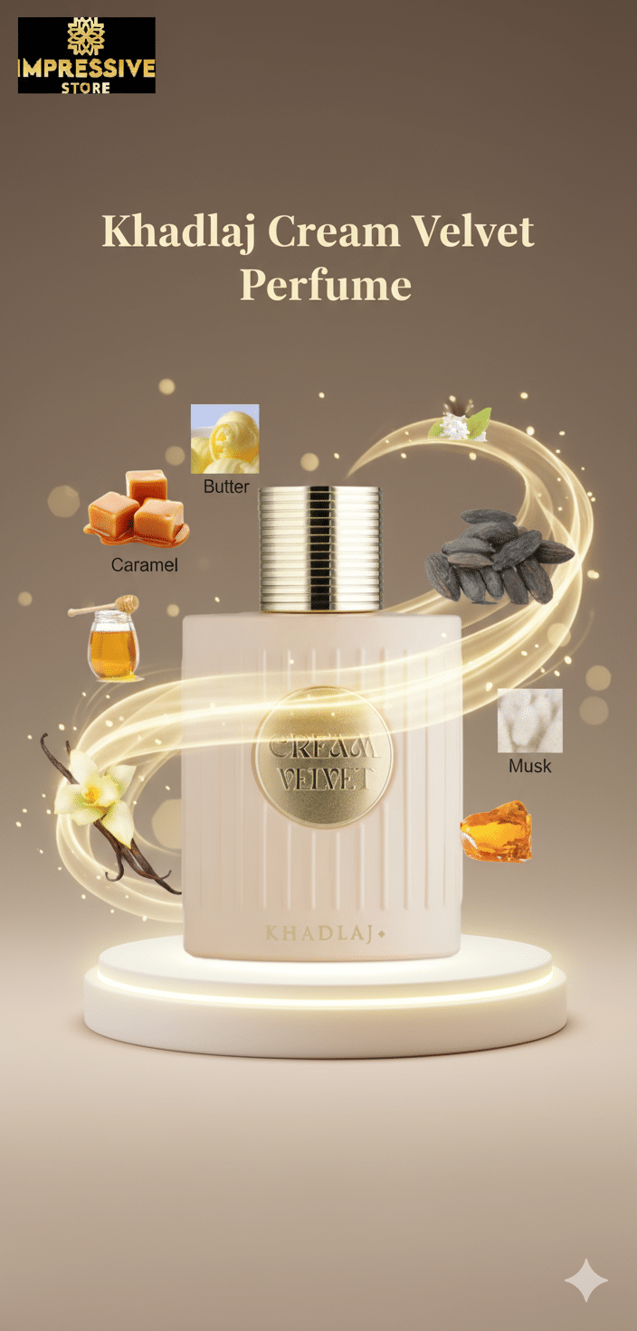 cream velvet 2 Khadlaj Cream Velvet 100 ML EDP Spray For Women and Women in Pakistan - Image 2